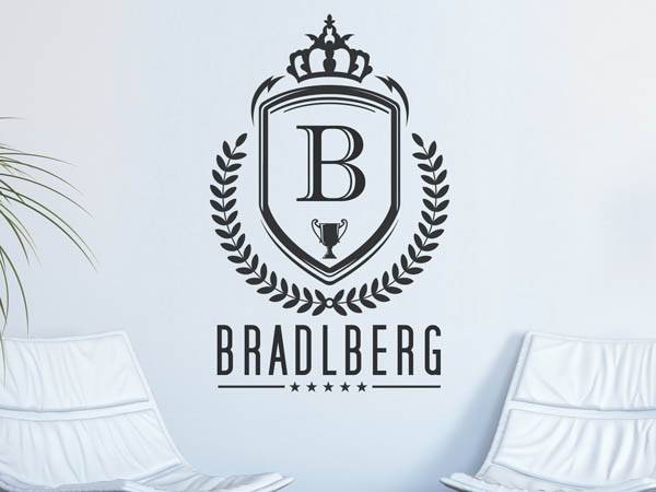 Wandtattoo Bradlberg Wappen