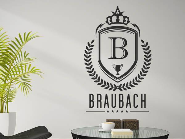 Wandtattoo Braubach Wappen