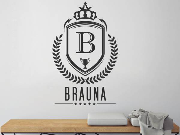 Wandtattoo Brauna Wappen