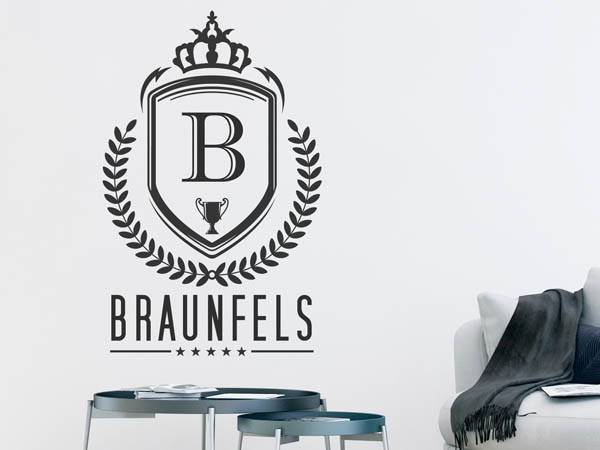 Wandtattoo Braunfels Wappen