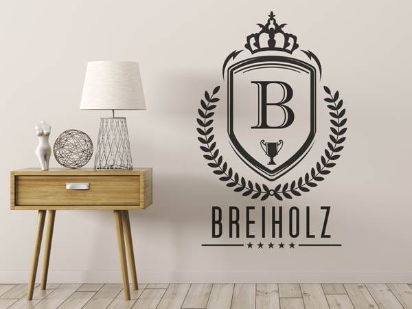 Wandtattoo Breiholz Wappen
