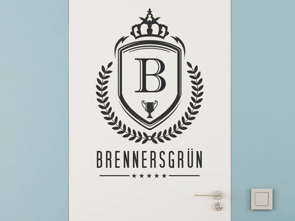 Wandtattoo Brennersgrün Wappen