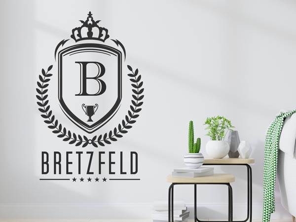 Wandtattoo Bretzfeld Wappen