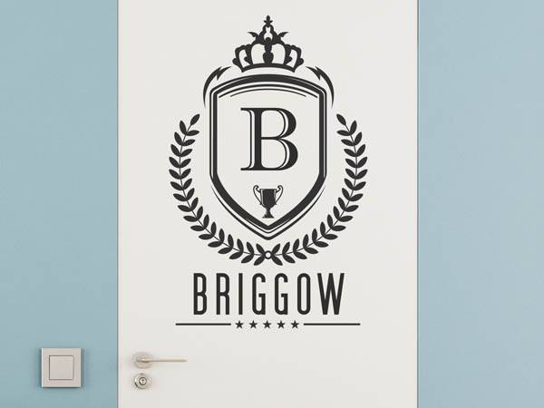 Wandtattoo Briggow Wappen