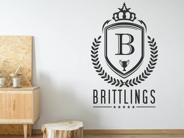 Wandtattoo Brittlings Wappen