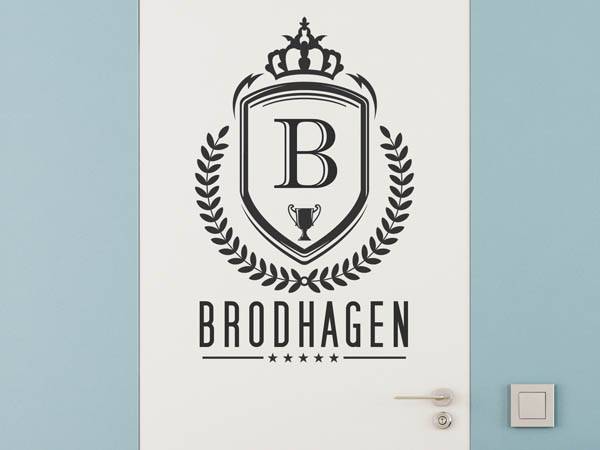 Wandtattoo Brodhagen Wappen