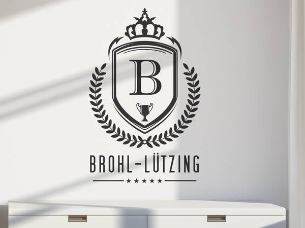 Wandtattoo Brohl-Lützing Wappen