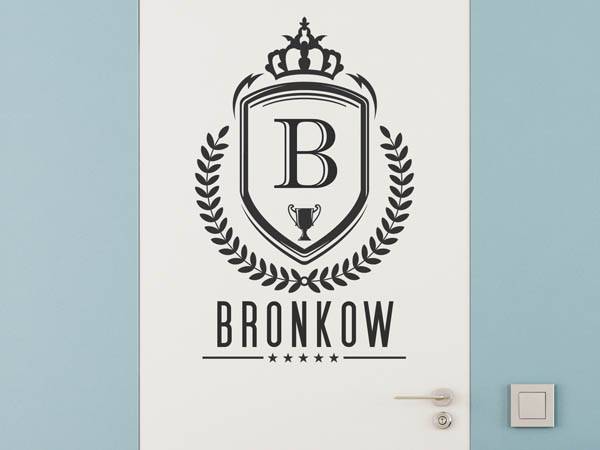 Wandtattoo Bronkow Wappen