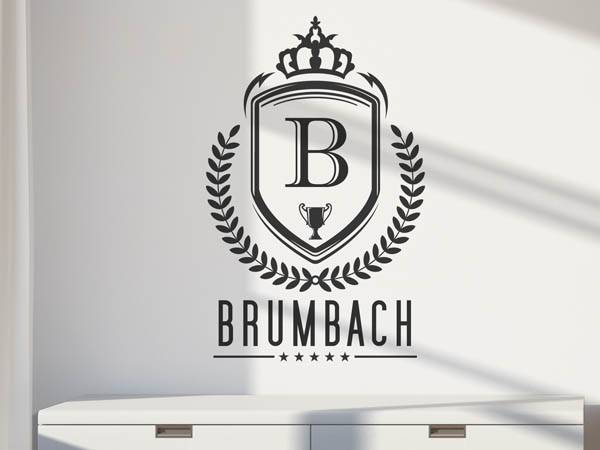 Wandtattoo Brumbach Wappen