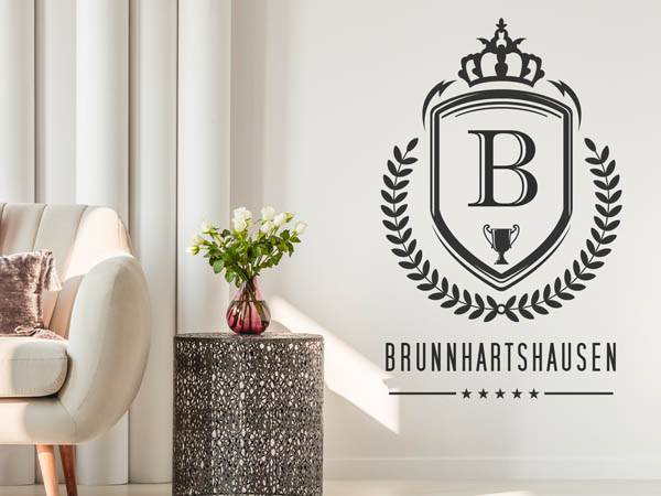 Wandtattoo Brunnhartshausen Wappen