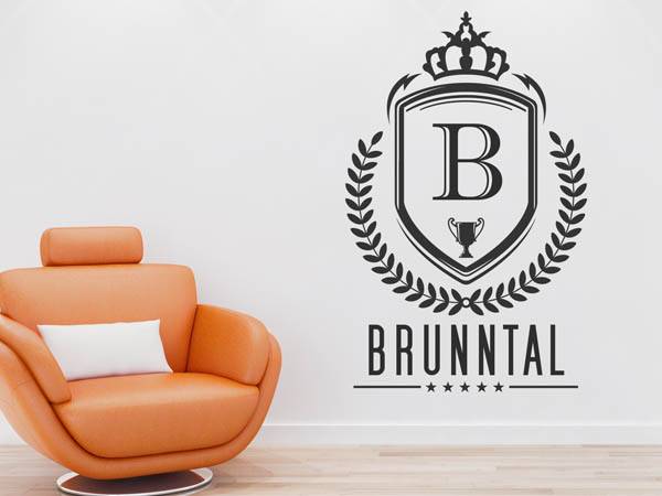 Wandtattoo Brunntal Wappen