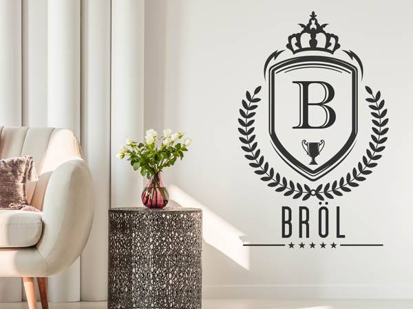 Wandtattoo Bröl Wappen