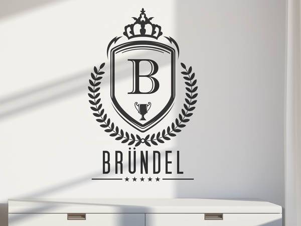 Wandtattoo Bründel Wappen