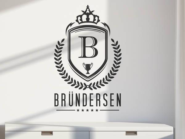 Wandtattoo Bründersen Wappen