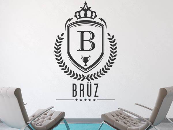 Wandtattoo Brüz Wappen