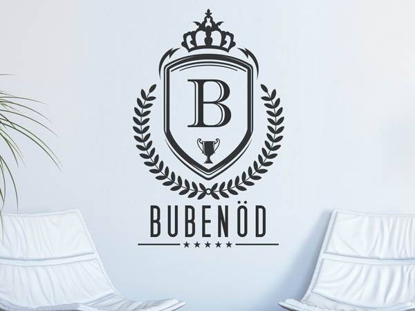 Wandtattoo Bubenöd Wappen