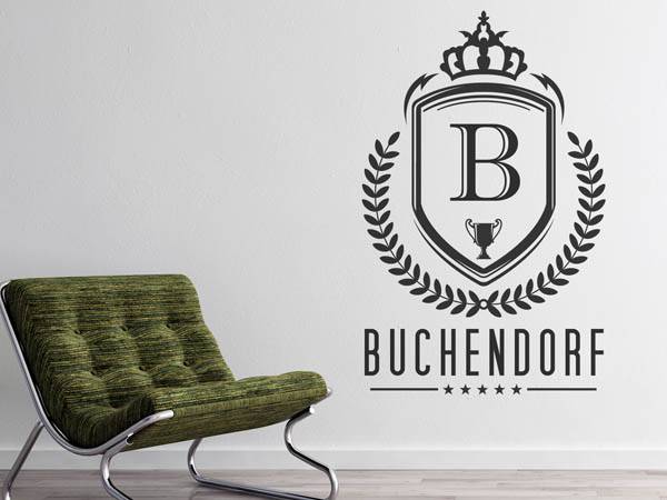 Wandtattoo Buchendorf Wappen