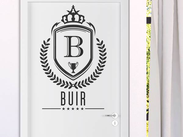 Wandtattoo Buir Wappen