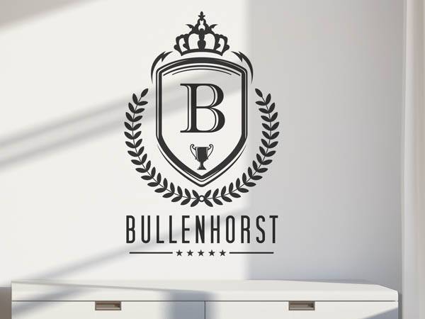 Wandtattoo Bullenhorst Wappen