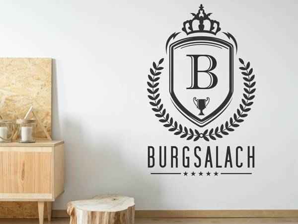 Wandtattoo Burgsalach Wappen