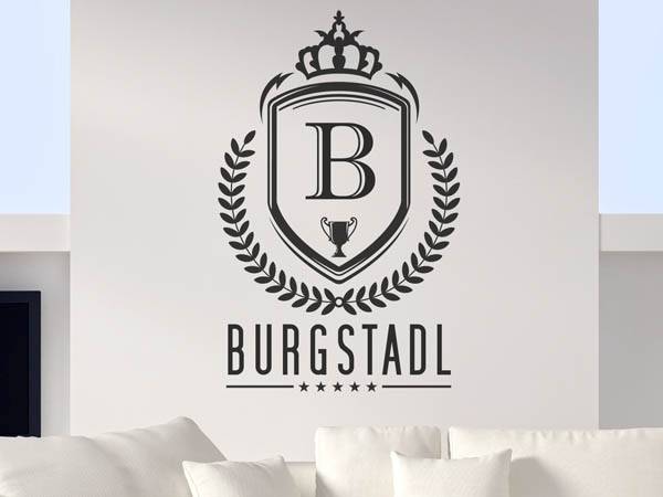 Wandtattoo Burgstadl Wappen