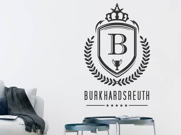Wandtattoo Burkhardsreuth Wappen