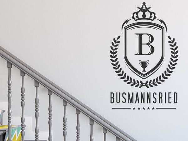Wandtattoo Busmannsried Wappen