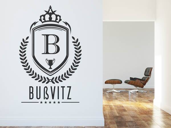 Wandtattoo Bußvitz Wappen