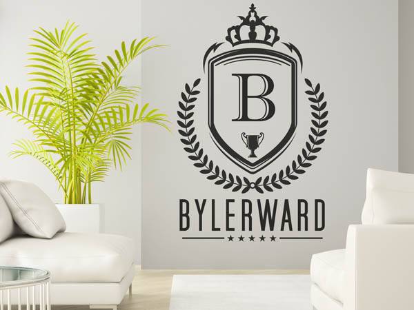 Wandtattoo Bylerward Wappen