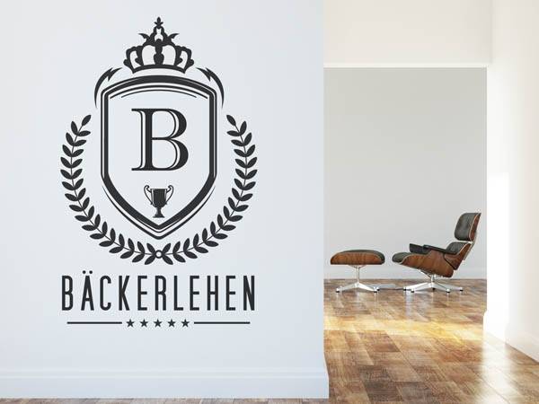 Wandtattoo Bäckerlehen Wappen