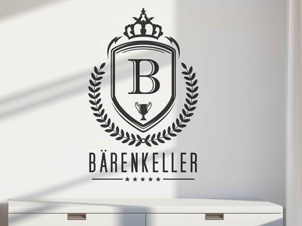 Wandtattoo Bärenkeller Wappen