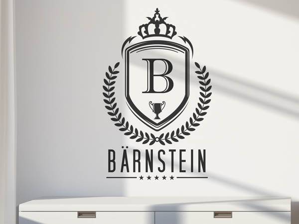Wandtattoo Bärnstein Wappen