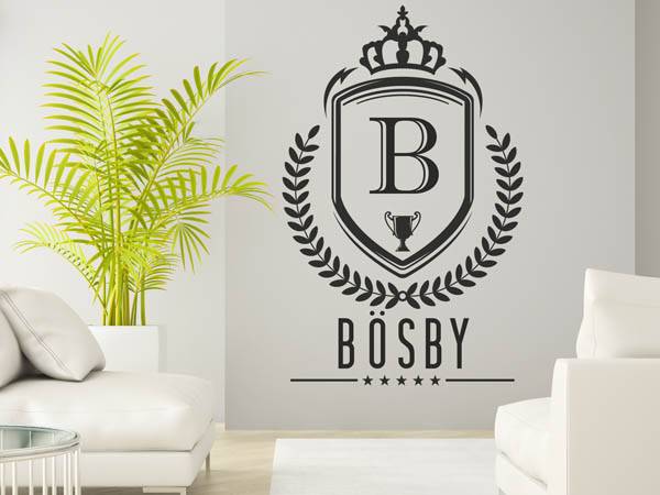 Wandtattoo Bösby Wappen