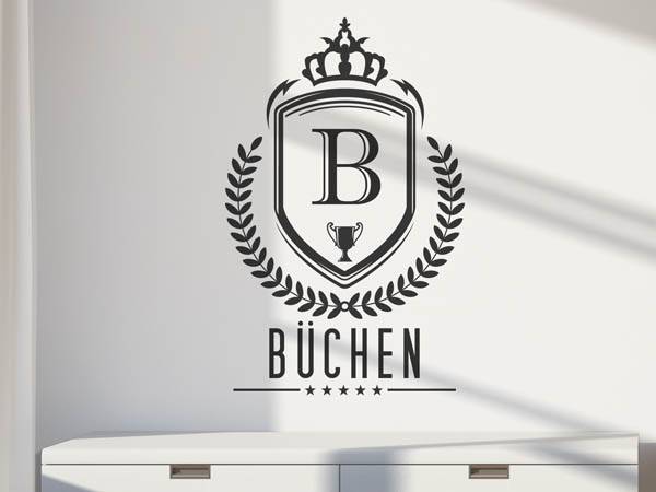 Wandtattoo Büchen Wappen