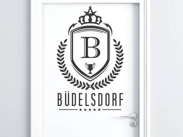 Wandtattoo Büdelsdorf Wappen