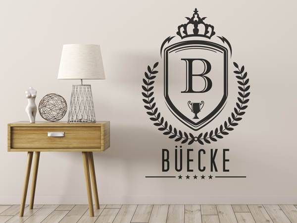Wandtattoo Büecke Wappen