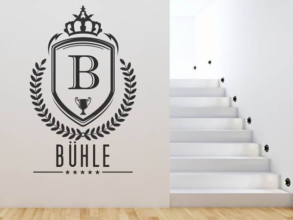 Wandtattoo Bühle Wappen