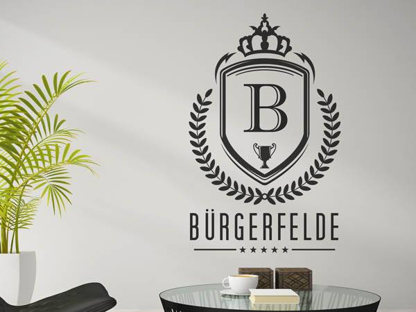 Wandtattoo Bürgerfelde Wappen