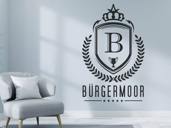 Wandtattoo Bürgermoor Wappen