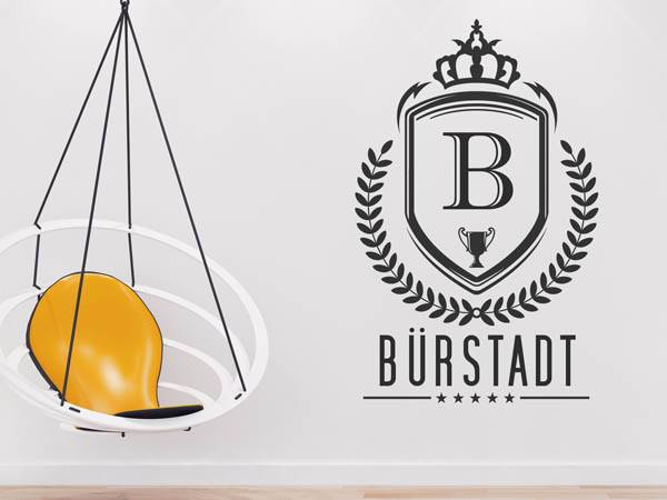 Wandtattoo Bürstadt Wappen