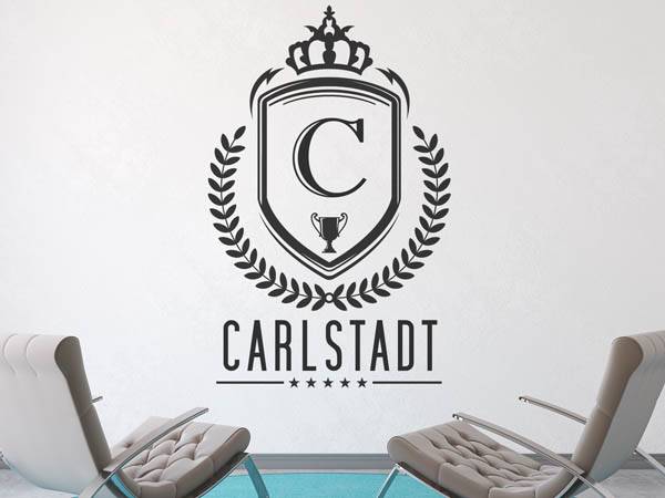 Wandtattoo Carlstadt Wappen