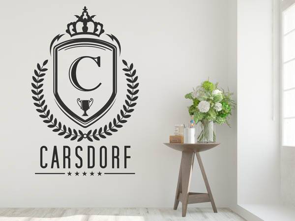 Wandtattoo Carsdorf Wappen