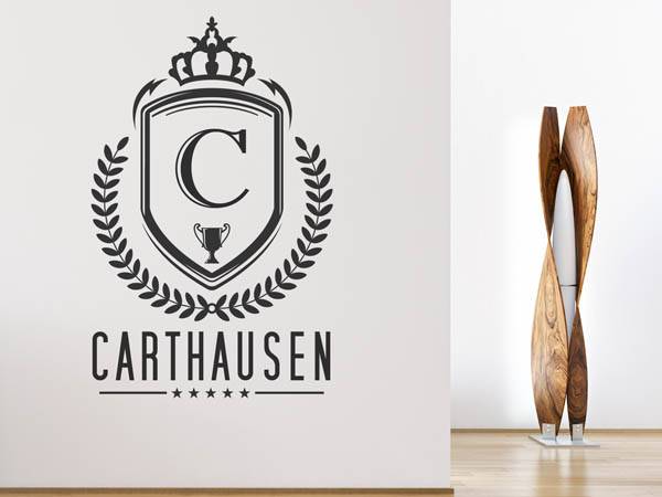 Wandtattoo Carthausen Wappen