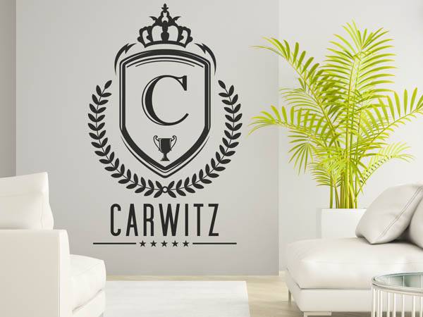 Wandtattoo Carwitz Wappen