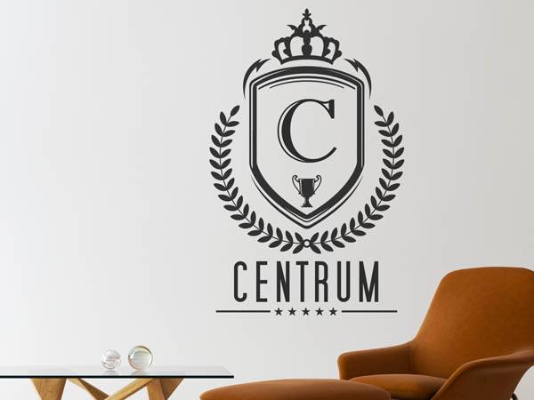 Wandtattoo Centrum Wappen