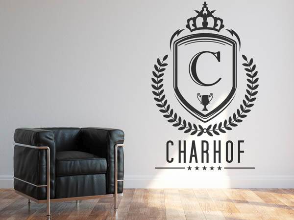 Wandtattoo Charhof Wappen