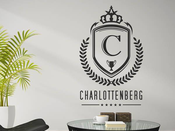 Wandtattoo Charlottenberg Wappen