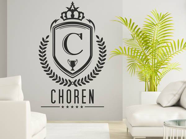 Wandtattoo Choren Wappen