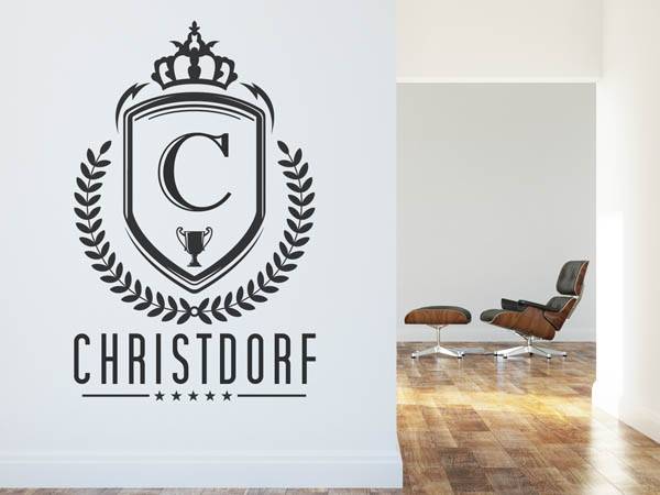 Wandtattoo Christdorf Wappen