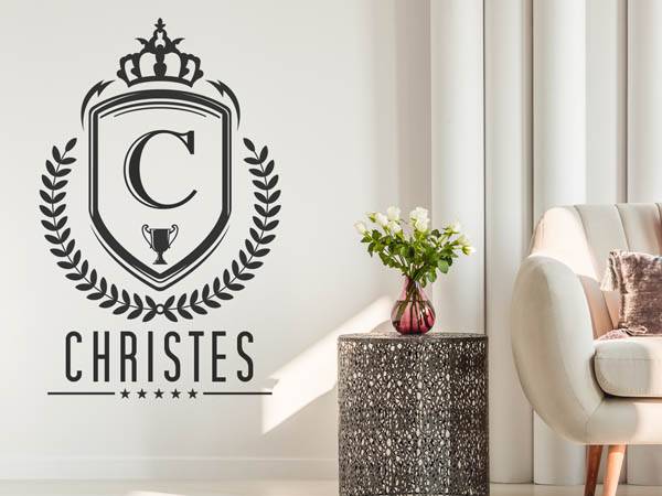 Wandtattoo Christes Wappen